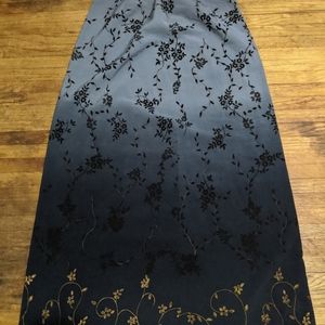 90s maxi blue ombre skirt